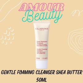 Clarins GENTLE FOAMING CLEANSER SHEA BUTTER 50ML